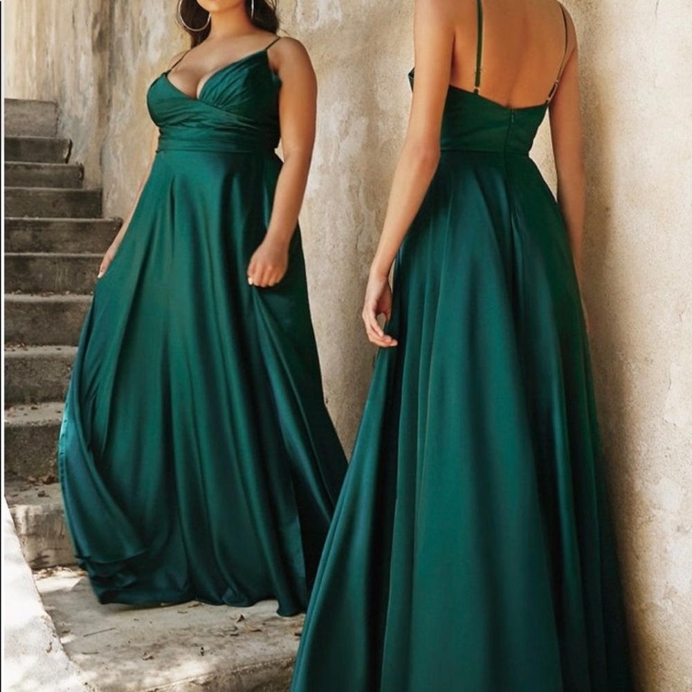 Green prom dress